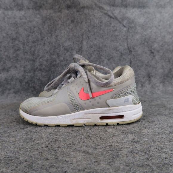 Nike Shoes Kids 8 Sneakers Athletic Trainers Air Max Zero Low Grey Toddler Child - Picture 5 of 16